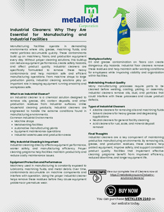 Industrial Cleaners Why They Are Essential for Manufacturing and Industrial Facilities.pdf